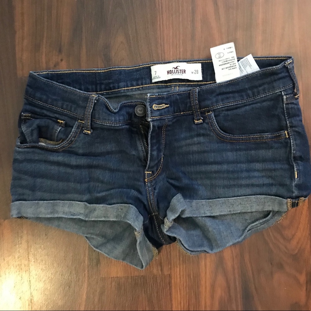hollister jean shorts